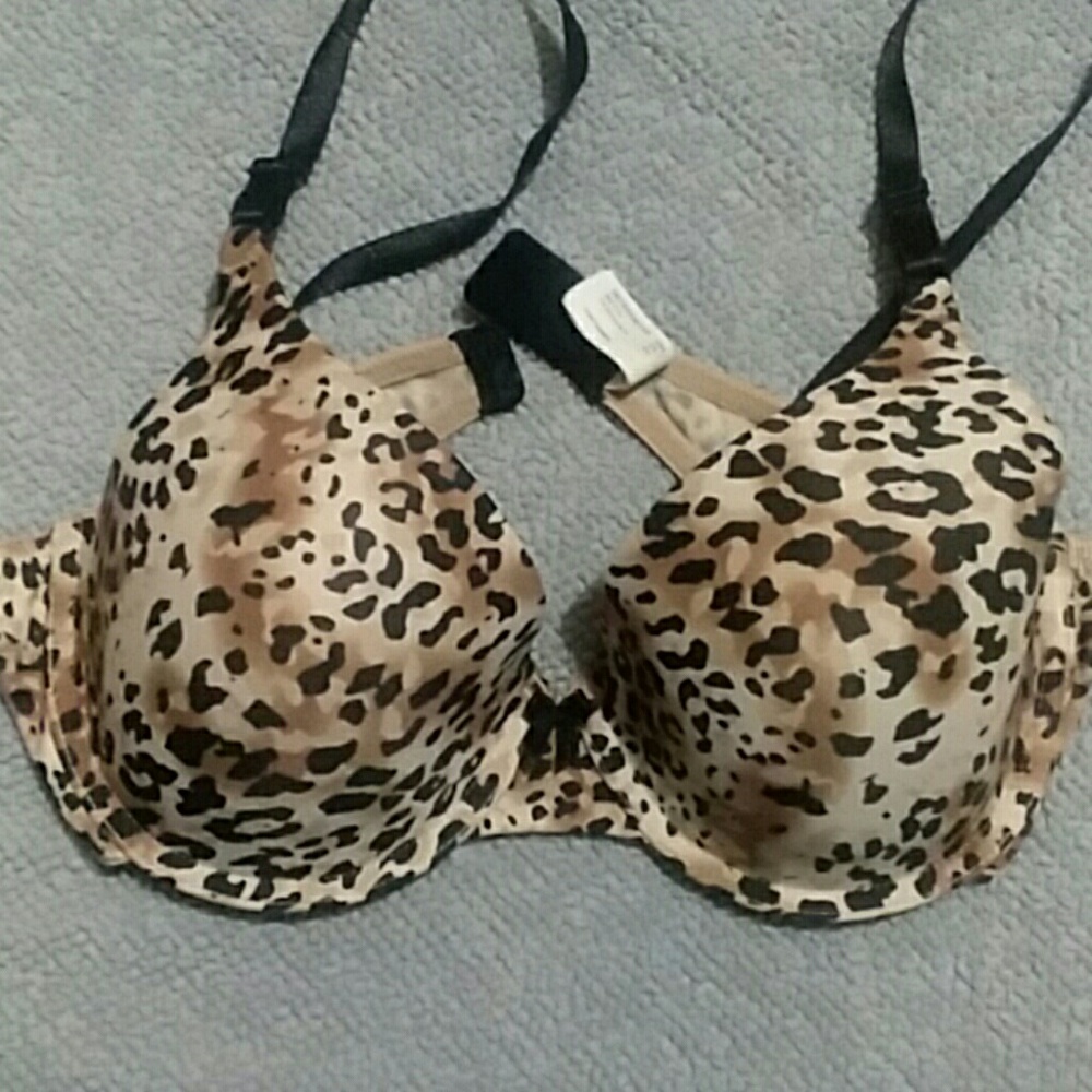 Leopard print bra 38D